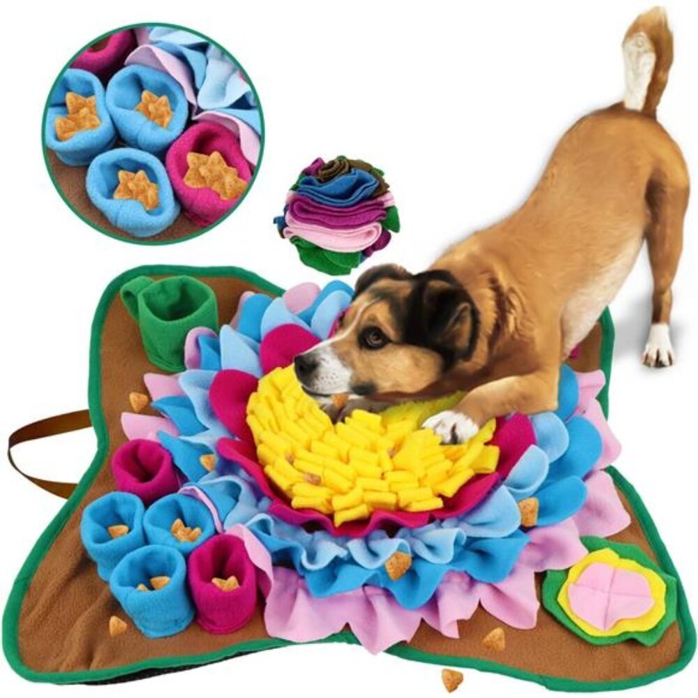 Pet SnuffleMat for Dogs Sniffle Interactive TreatGame for Boredom Anxiety Relief